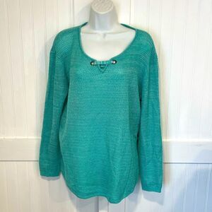 CARIBBEAN JOE lady sweater size L.